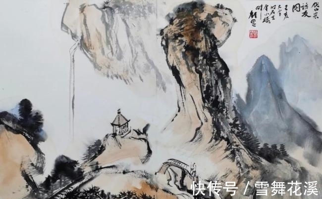 昏晓！用水墨为泰山存照立传——评著名画家刘罡泰山主题系列山水画