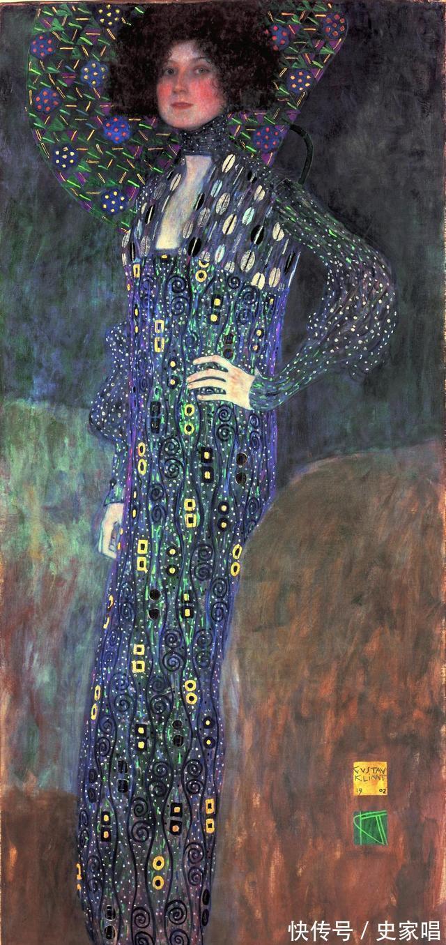 金色@克里姆特的艺术人生:他的绘画强调浓重神圣的金黄色及强烈的感情