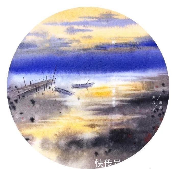 花瓣@水彩这样画,也太美了吧!居然把花瓣画出透明的感觉,看完忍不住保存!