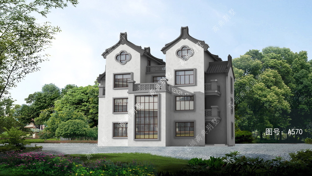 住宅|好看的中式别墅，美观又耐看，看完就想家建栋。