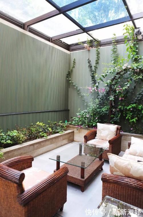 下沉式|一楼带个下沉式庭院,美得像世外桃源!高层只剩下羡慕!