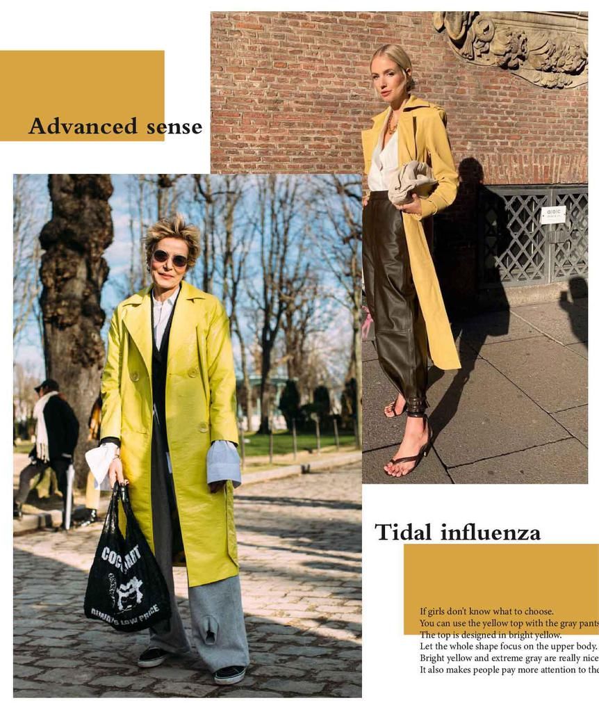 过年别穿红色了，今年明亮黄+极致灰才是C位，随便一穿就很时髦