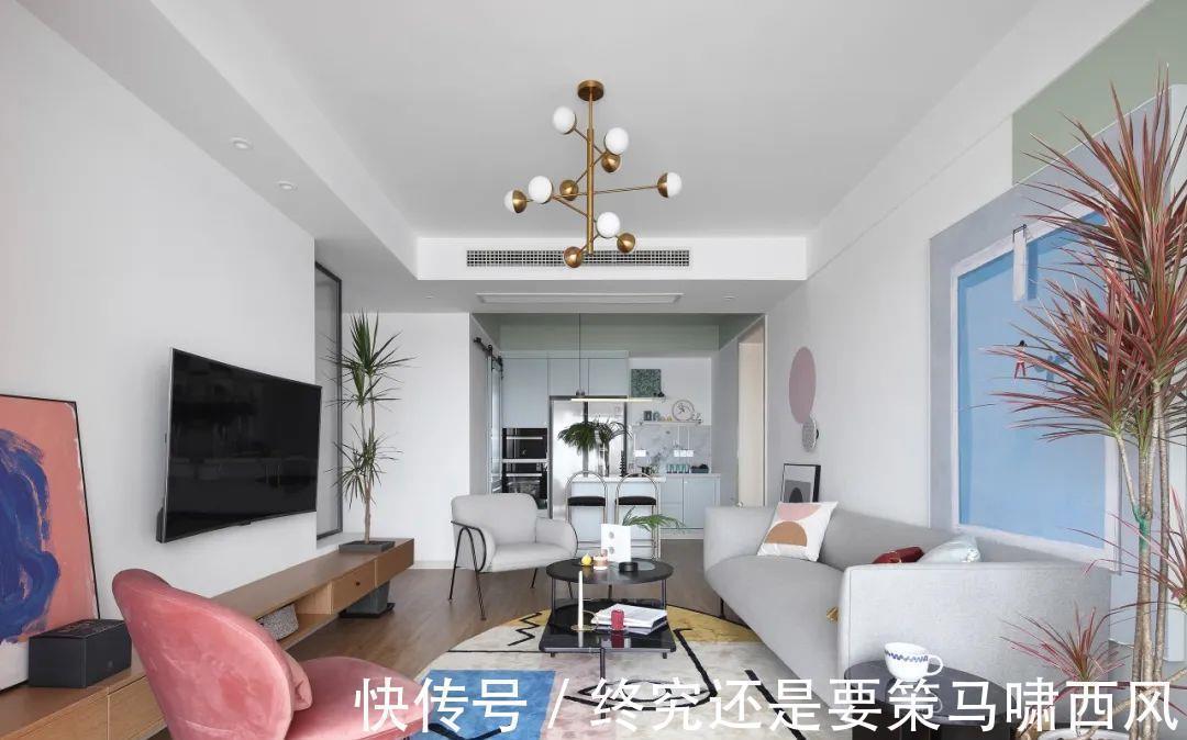 长虹|107㎡现代简约风,优雅浪漫的空间,住出了高冷气质范!