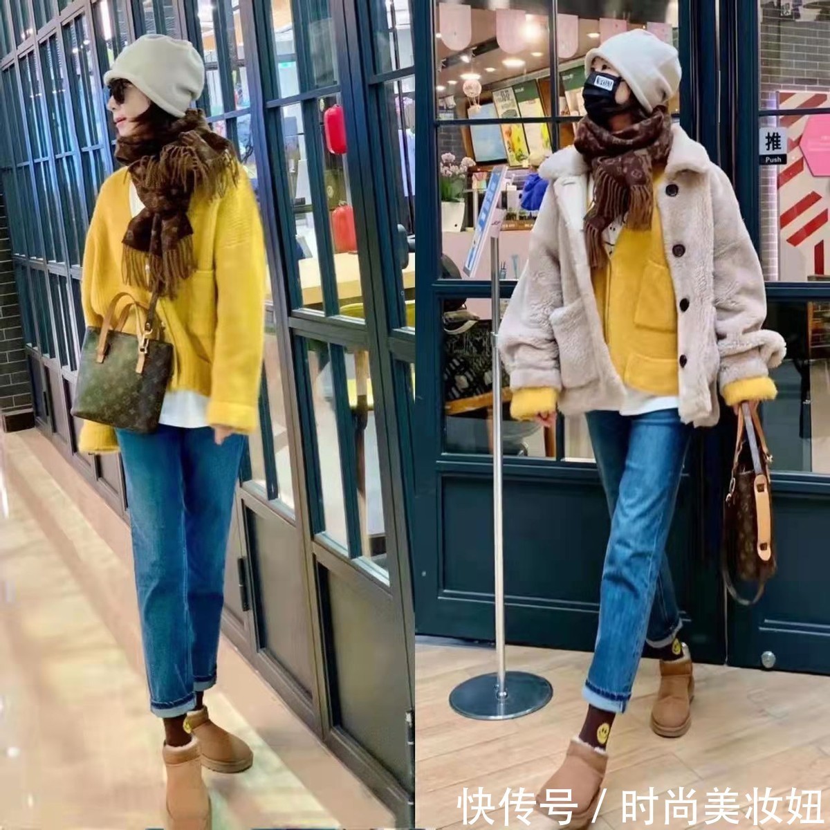 卫衣 这位50岁阿姨太会穿了,每一套都洋气减龄,说30岁都信