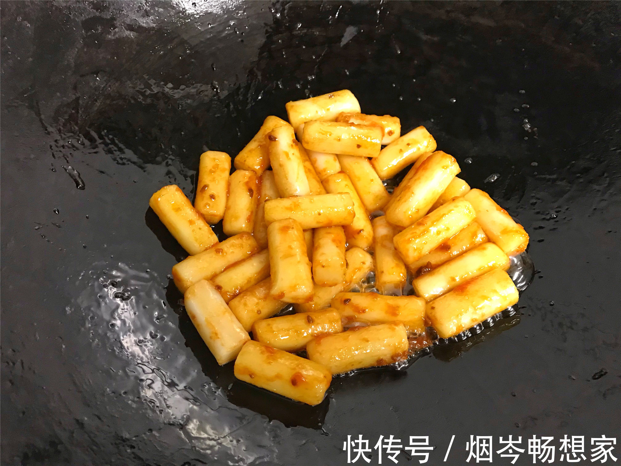 好吃|家常炒年糕，炒前多加一步，年糕软糯Q弹，入味好吃还不粘锅