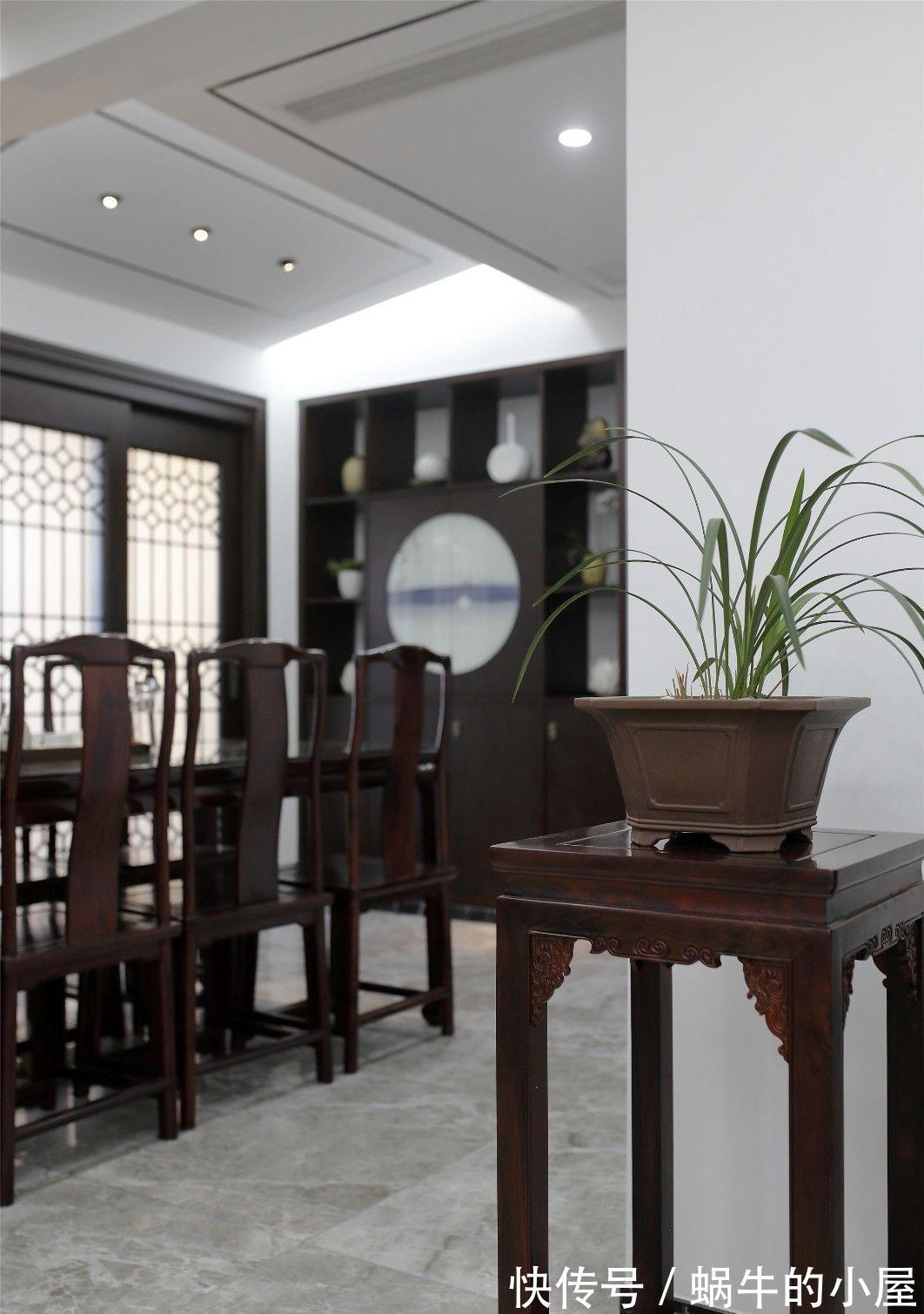 搭配|130平方米的中式家装,搭配自然复古的红木,简约又大气!