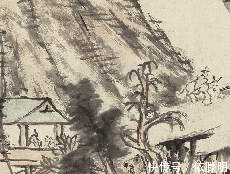 花鸟画@石涛，八大感时花溅泪，恨别鸟惊心的悲怆之情只能通过笔画于纸上