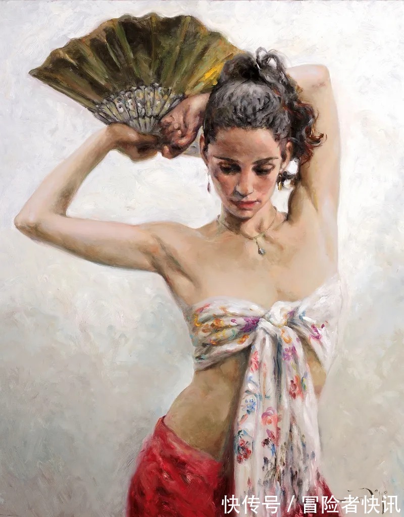 罗约@独特的艺术天赋,对色彩和纹理的戏剧性使用!