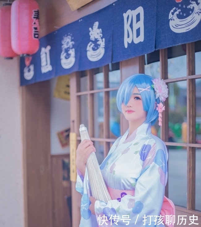 蕾姆|如果真爱有颜色，那么一定是蓝色！——蕾姆 浴衣cosplay