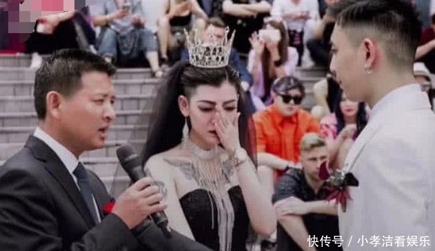 因为穿黑色婚纱走红的“花臂新娘”,如今却变成这样!