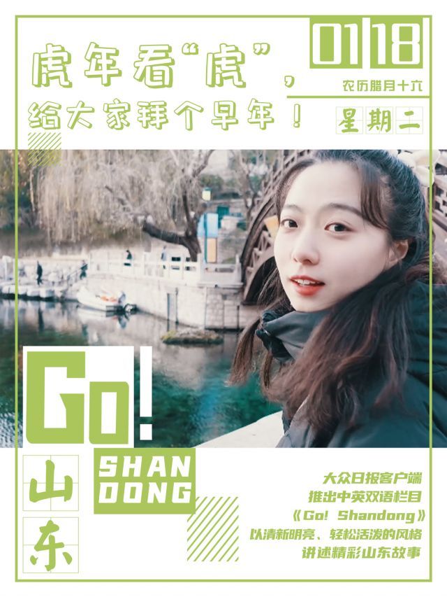 张文婷|Go! Shandong丨虎年看“虎”，给大家拜个早年！