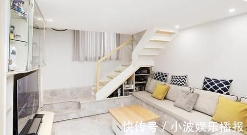 沙发|老公坚持把客厅“下沉”45cm,完工太惊喜,沙发都不用买了