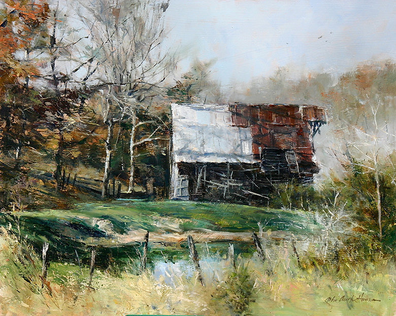 乡村@风景·乡村小景:美国油画家 约翰·奥斯汀·汉娜 的作品欣赏