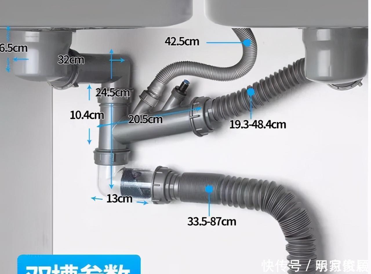 浴室柜|怪不得别人家厨房和卫生间这么整洁,原来下水管道是这么安装的