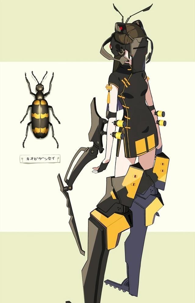 蜈蚣|当昆虫少女遇到机甲,蜈蚣少儿不宜,纹白毒蛾太美了!快来认领