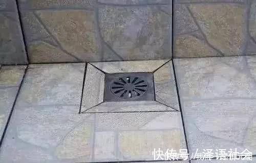 地砖|卫生间安装地漏时,地板瓷砖就该这样贴,下水速度超快