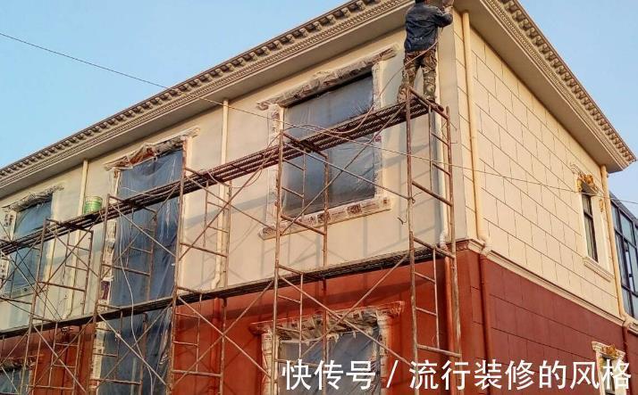 外墙|为啥农村建房外墙不贴瓷砖，都是“喷砂”处理？内行人道出了实情
