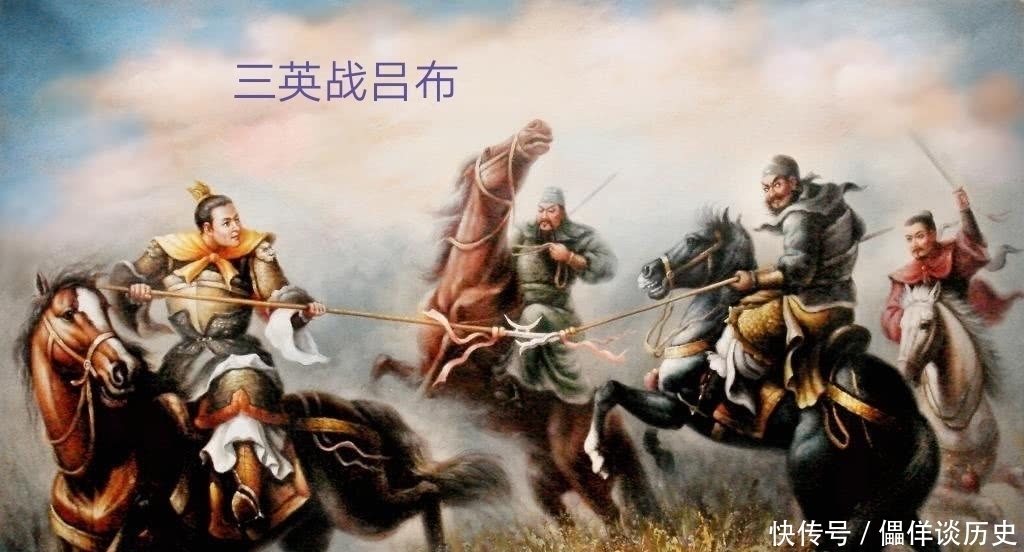 夏侯惇|不是只有张飞才敢单挑吕布，三国演义中还有这些武将也能单挑吕布