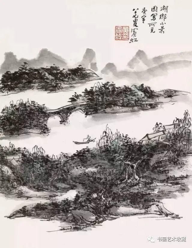 山水画#名家 黄宾虹最美的山水画60幅，浑厚华滋，意境深邃，赏心悦目！