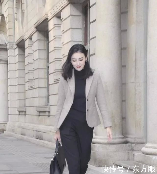 干练 降温后怎么穿西装才洋气?试试这些知性干练的搭配,女强人最爱