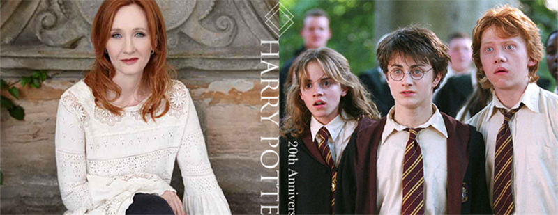 哈利波特全员庆祝20周年,JK罗琳因声援反跨性别言论被排除在外