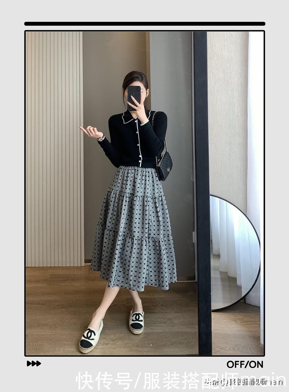 针织开衫 早秋解锁针织开衫的时髦穿法:这样搭裤子和裙子,落落大方显气质