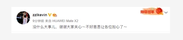 崴脚|报平安!张镇麟只是普通崴脚 本尊:没有大事儿 谢谢大家关心