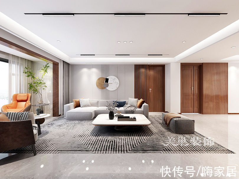 现代|郑州180㎡现代轻奢4室2厅，高级有品味的质感生活