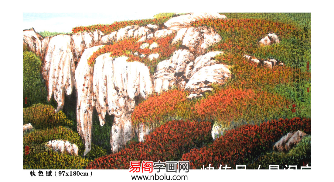 山水画!画家朱尚春 笔墨老辣 丹墨顽童