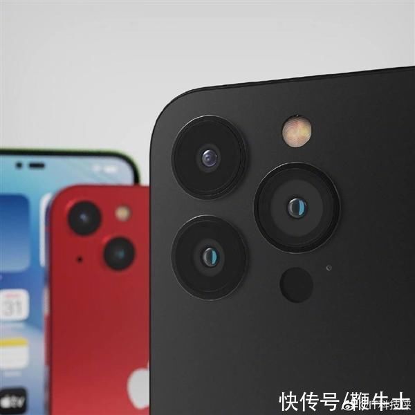 概念图|iPhone 14系列最新概念图曝光：感叹号挖孔、圆形音量键