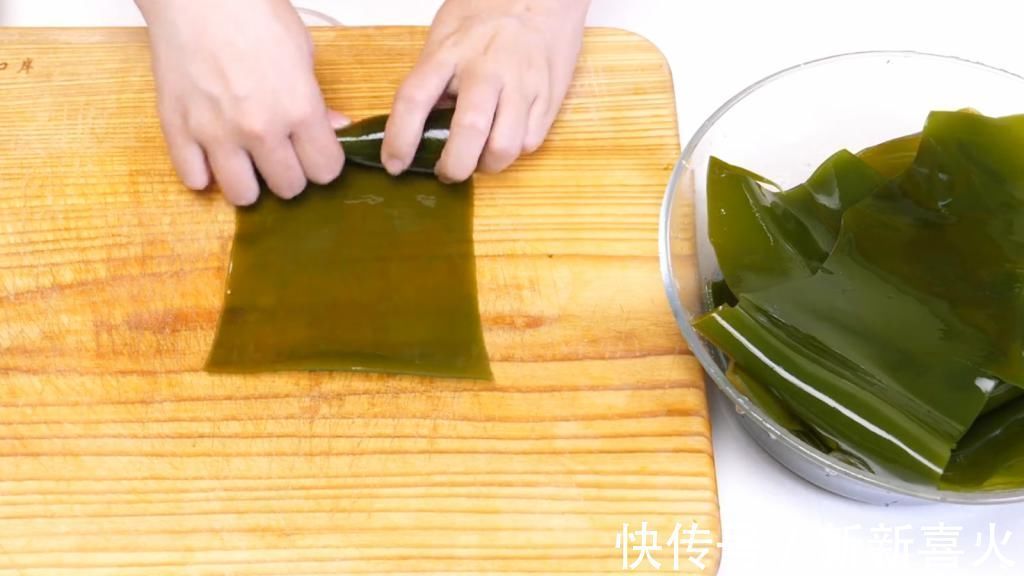 难怪饭店凉拌海带丝那么好吃，原来是这个窍门，简单易学爽口好吃一点也不腥