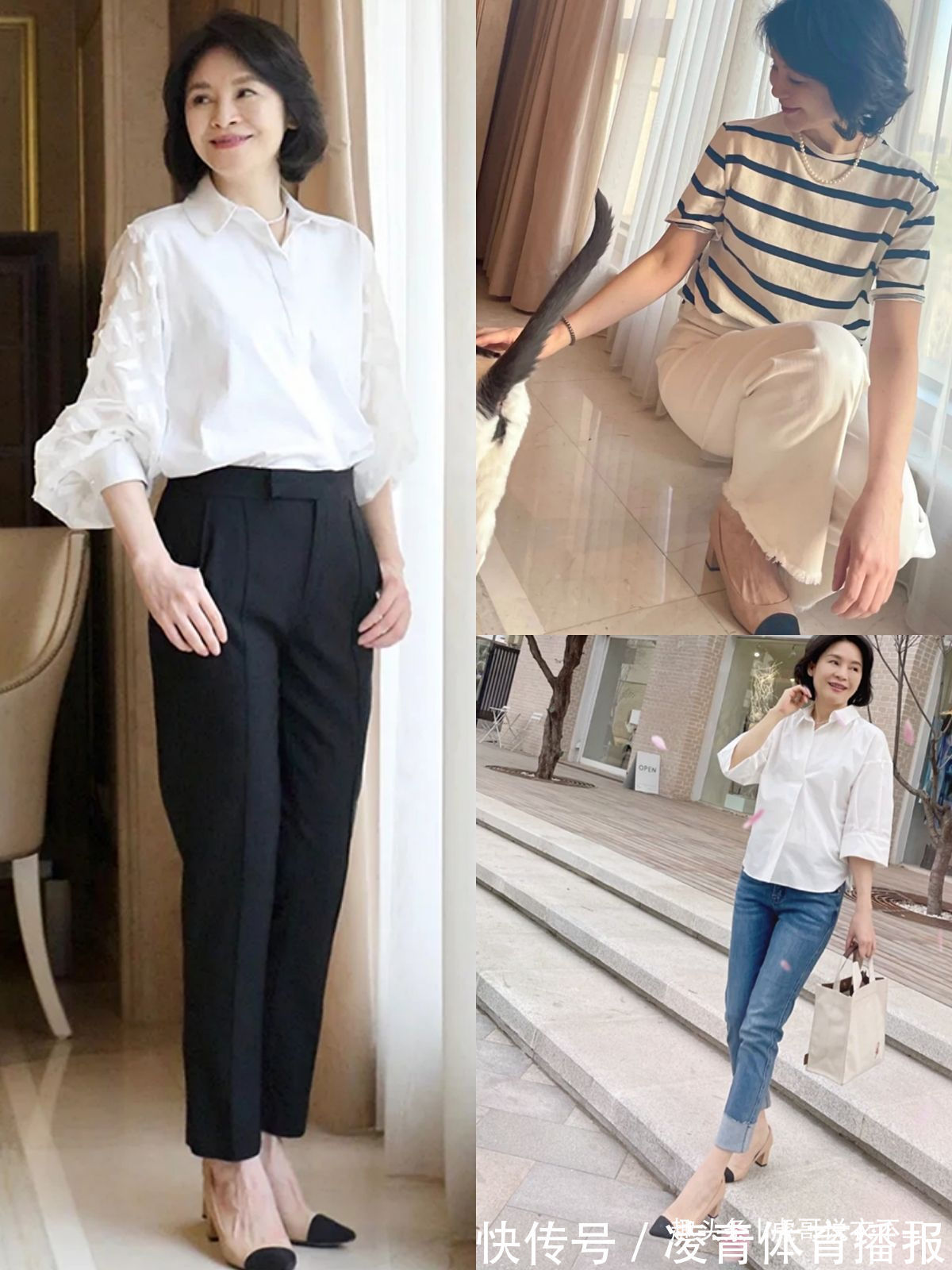 高跟鞋 女人上了年纪少穿运动鞋,夏季多配这四双鞋子,人到60仍优雅知性