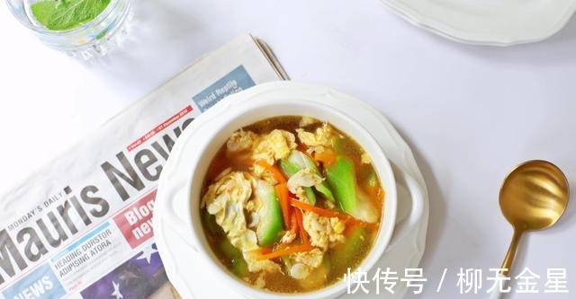美味|减肥也能喝的虾米丝瓜汤,低脂低卡,鲜香清爽,好喝不上火,美味!
