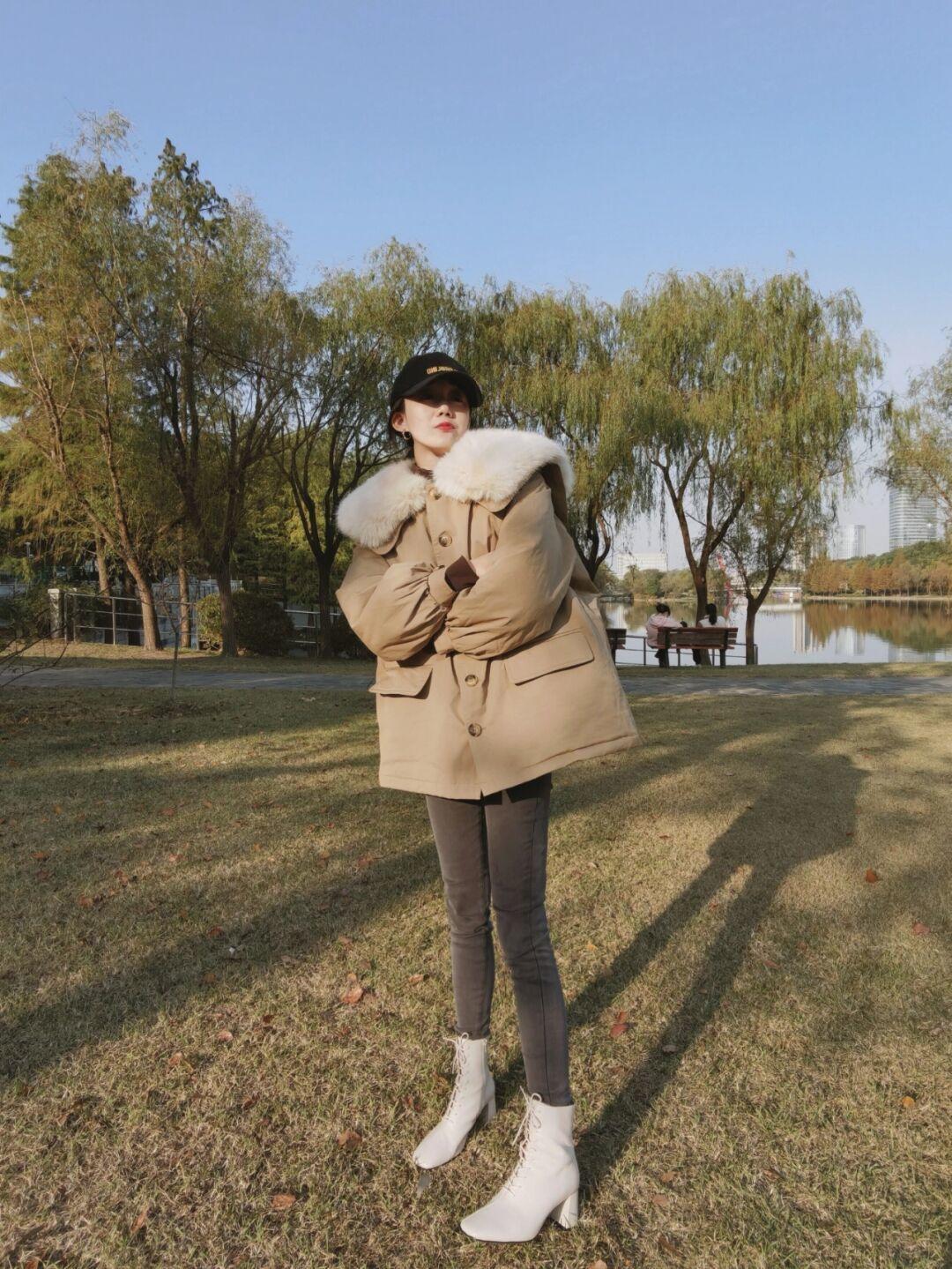 视觉效果 冬季外出穿“羽绒服”,这才是最佳穿法,实用百搭又气质