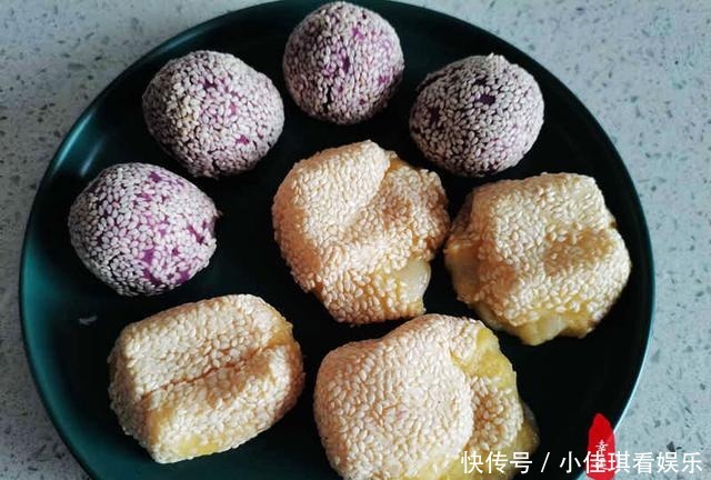 用薯泥制作甜品，过年的时候与家里的小孩一起动手，乐趣多多