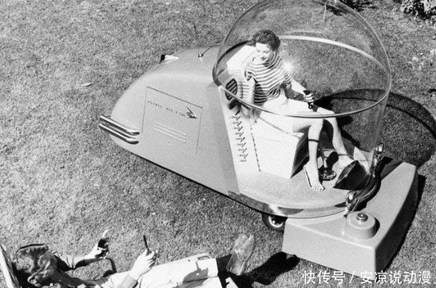 重拍|无法重拍的老照片:图2时髦的空调割草机,图4百年前的潜水服!