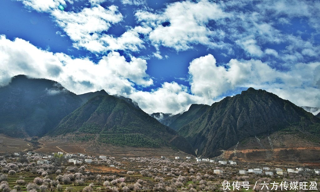 甘孜得荣太阳谷：十里桃花 灼灼其华