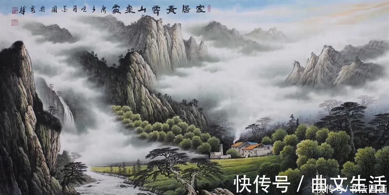 多福，静雅，牡丹，观海听涛，鸿运当头！书法定制国画收藏《多福，静雅，牡丹，观海听涛，鸿运当头》