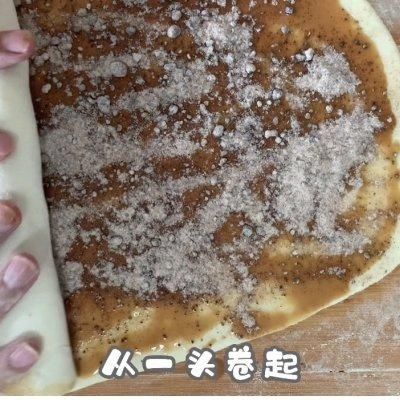 面团|#巨下饭的家常菜#麻酱红糖花卷