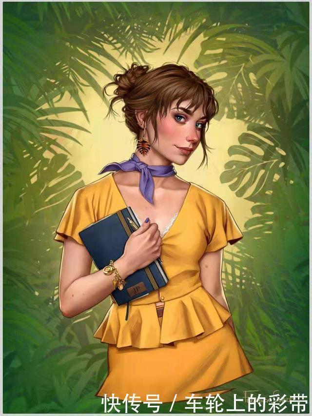 贝儿公主|写实风格迪士尼公主,艾莎公主更换新造型,白雪公主反差太大