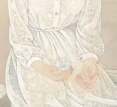 工笔画|国画:何家英画笔下的怜怜女儿态,不同寻常的美感!
