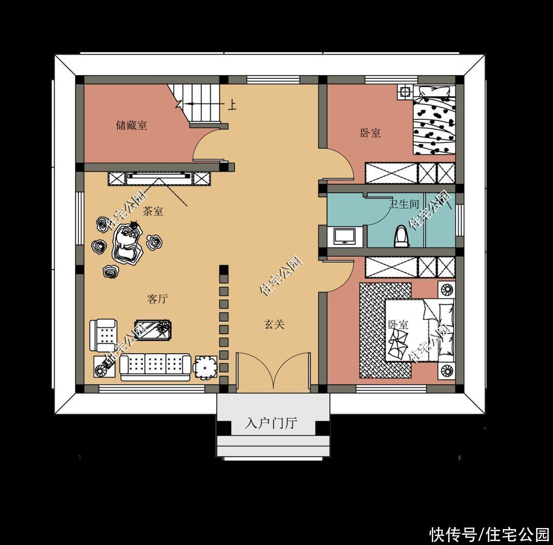 砖混|推荐10套坡屋顶的二层欧式别墅，最低造价仅20万，实用又便宜