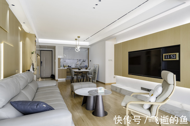 灯带|127㎡现代日式-家里有小孩的务必要看!