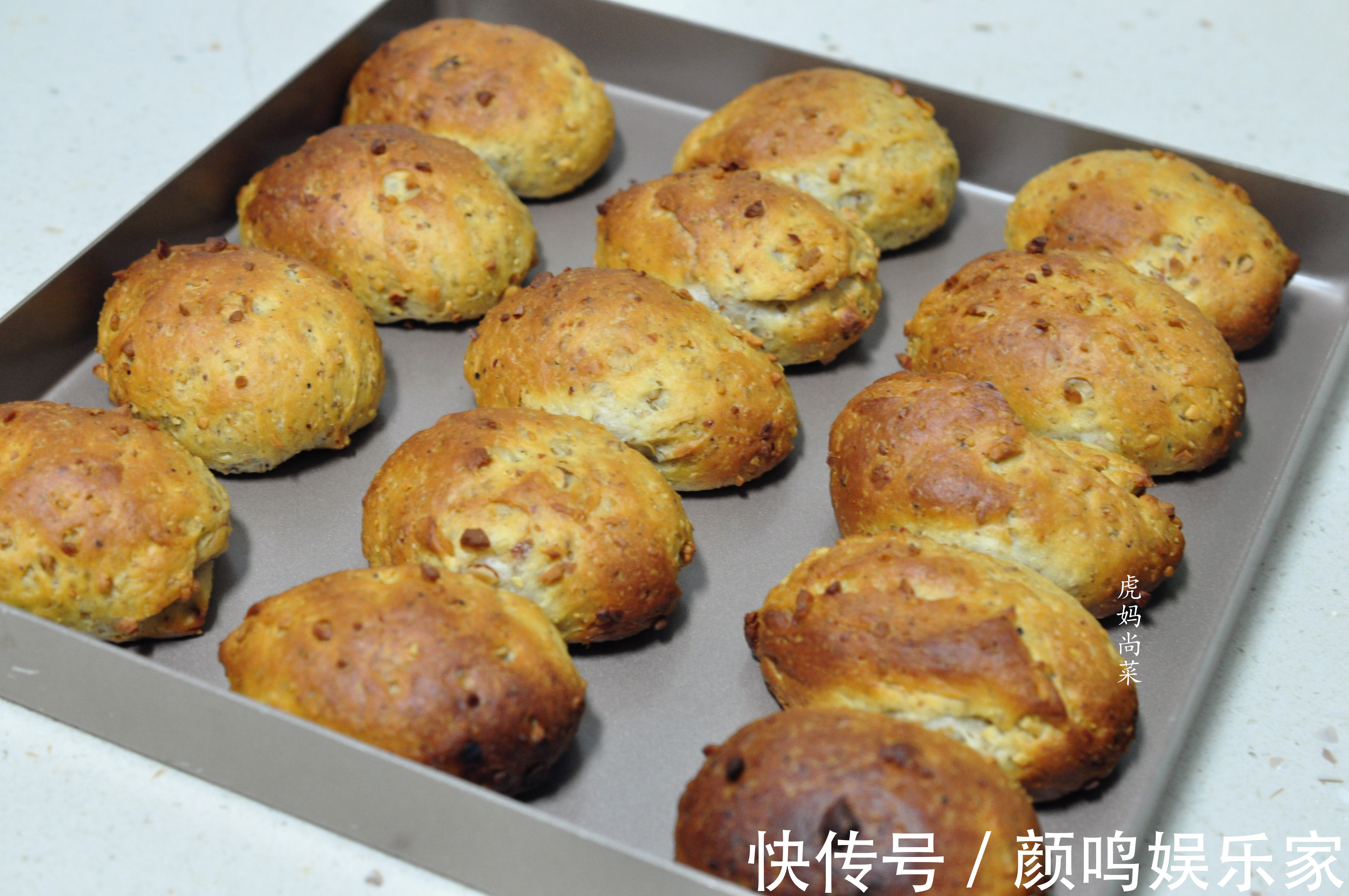 面包|低卡早餐包,无油无糖,一口一个奶香坚果香,减肥吃无压力