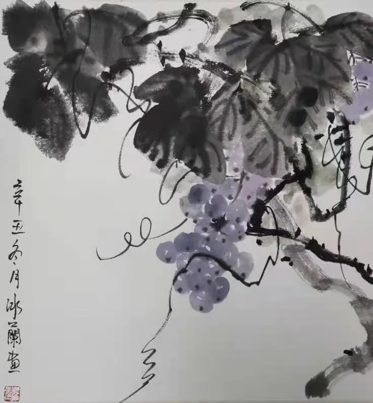 蔡玲!《书画南北方》一一《写意生活艺术组合》迎春中国画小品展