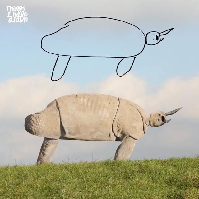 老爸Tom|设计师老爸将孩子的画P图再现,鼓励孩子继续发挥创造力