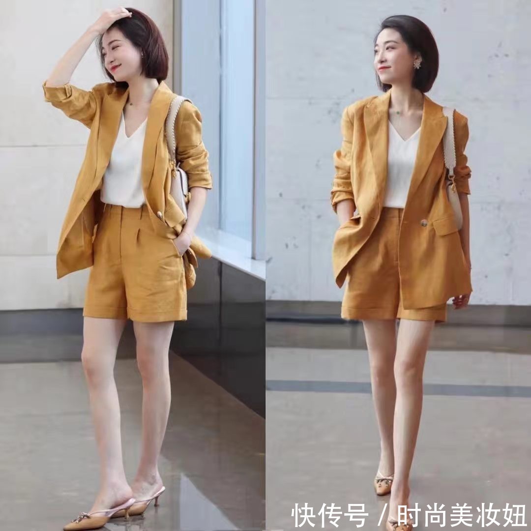 西服|这才是教科书级别的“通勤”穿搭，初秋职场Look，高级又体面