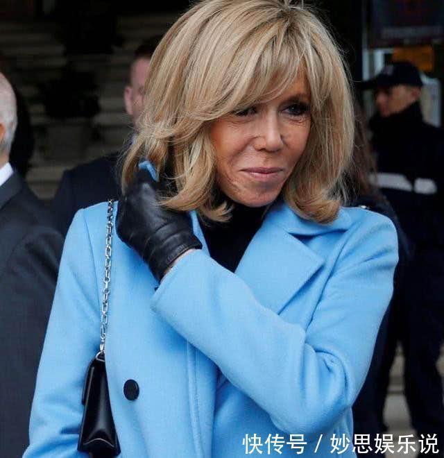造型 法国第一夫人气质真好,马克龙走路都护着,怪不得布丽吉特逆生长