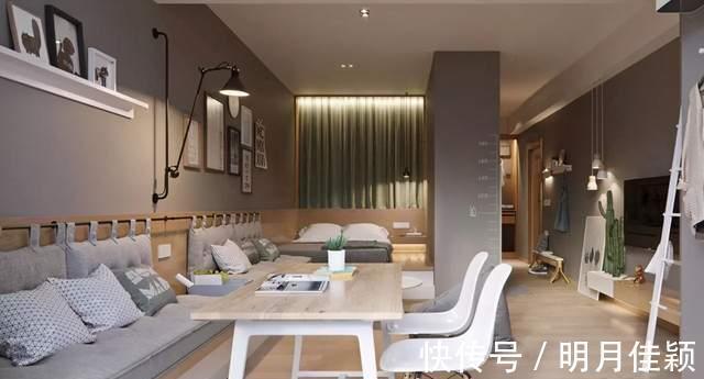 收纳|她的47㎡小家:L型卡座连接客餐厅、卧室,还有衣帽间,真舒心!