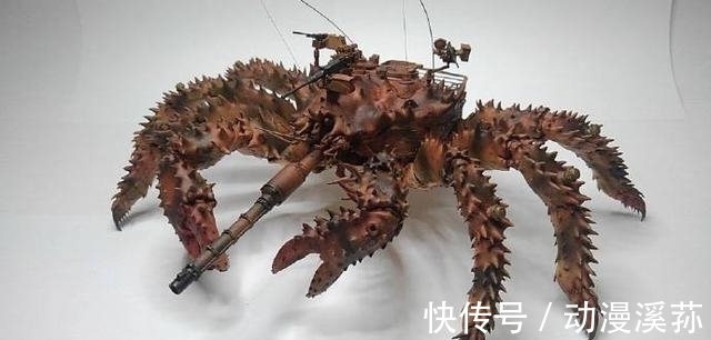 坦克|前有手工大佬用蟹壳拼机器人,今有日本网友用螃蟹设计坦克